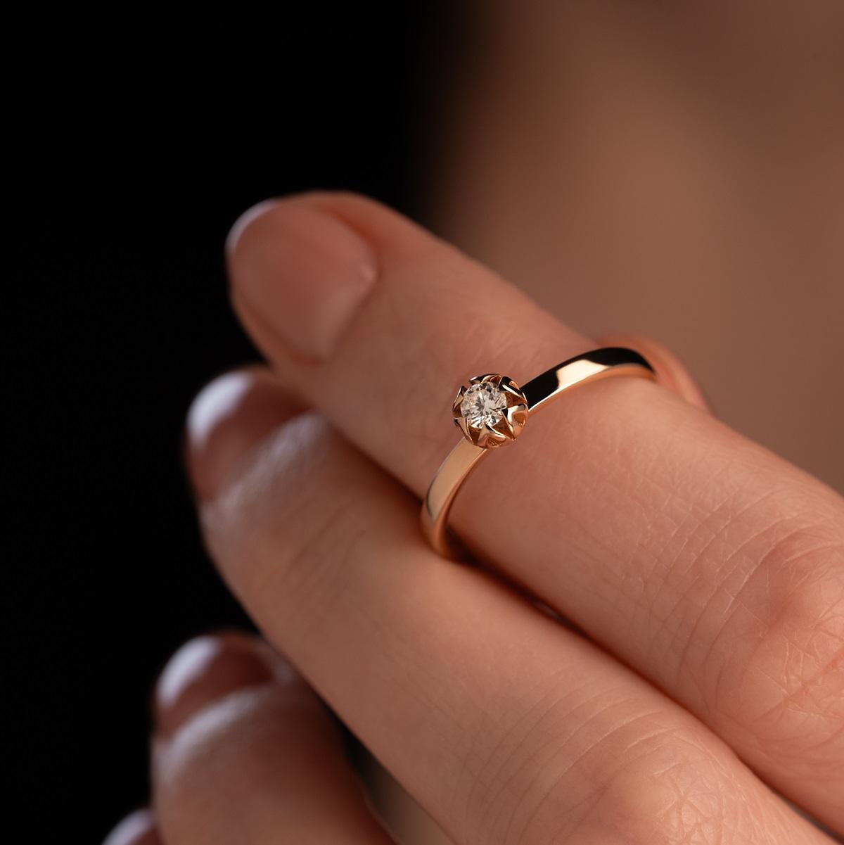 Помолвочное кольцо 911773Б