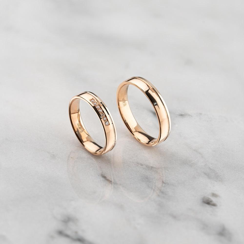 Обручальное кольцо из золота (синтеринг) 430-000-323