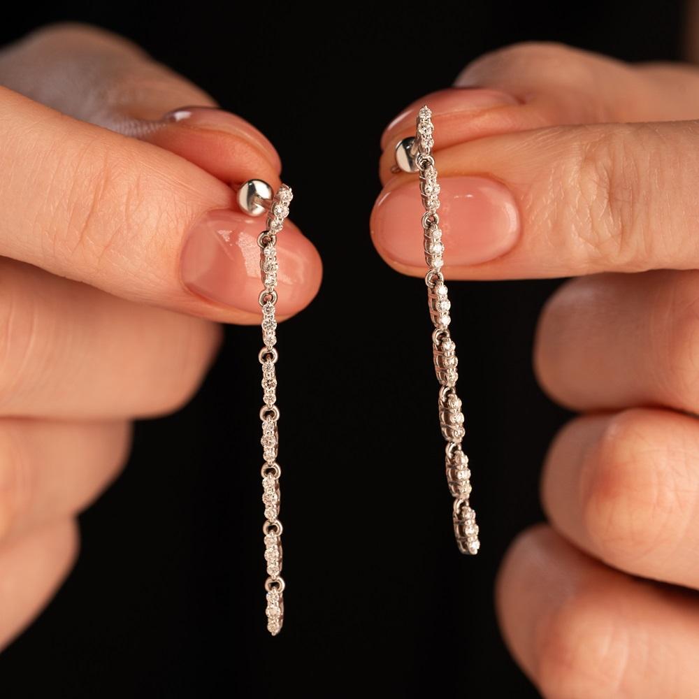 Серьги из золота 912243Б