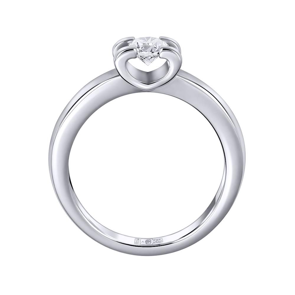 Кольцо из золота с бриллиантом 921385Б