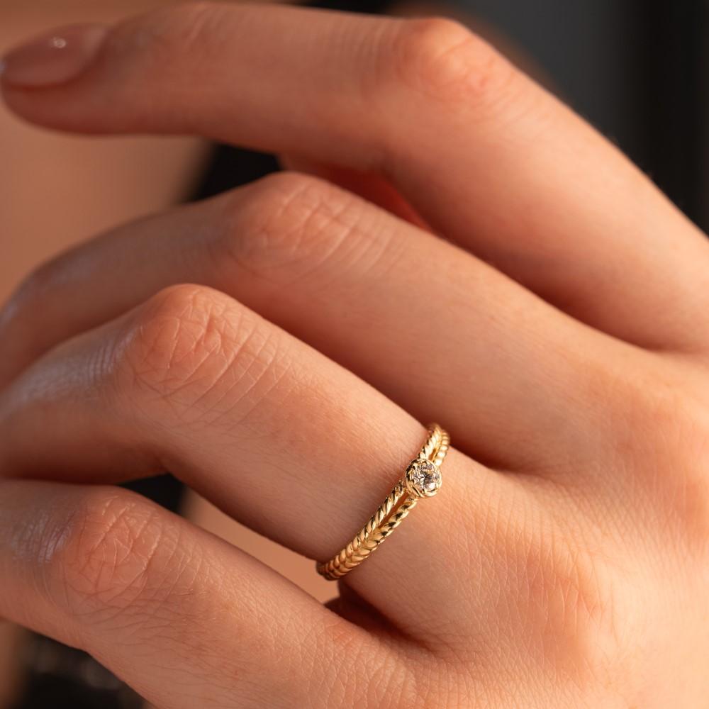 Помолвочное кольцо 931877Б