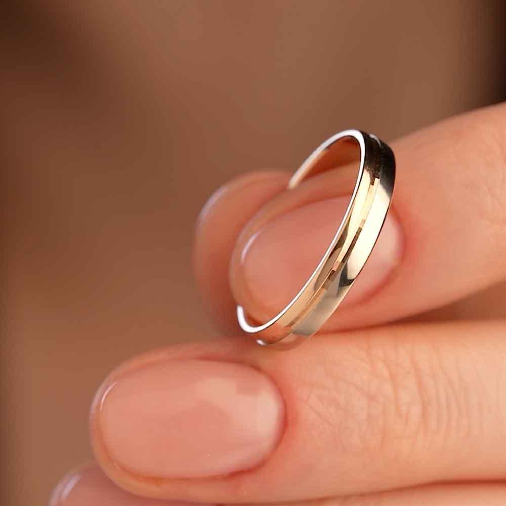 Обручальное кольцо из золота (синтеринг) 430-000-318