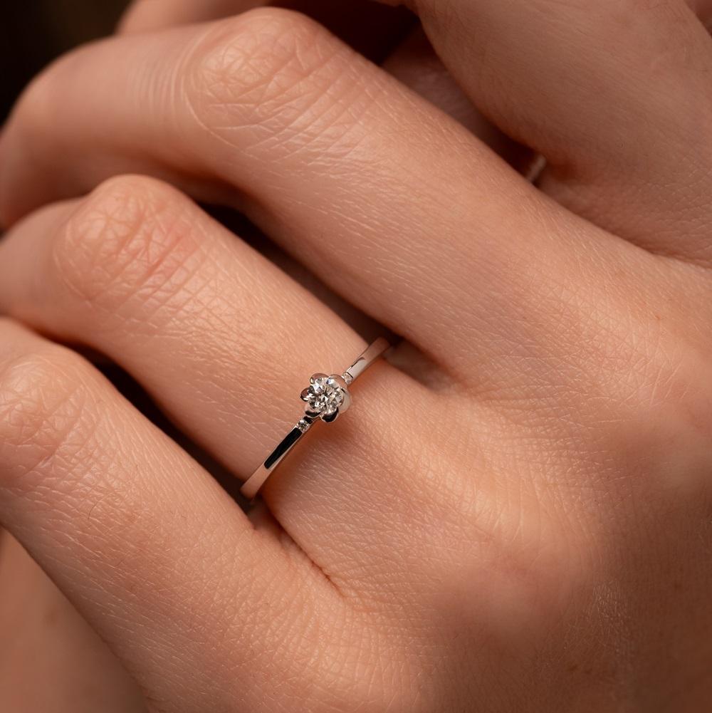 Кольцо с бриллиантом 921720Б