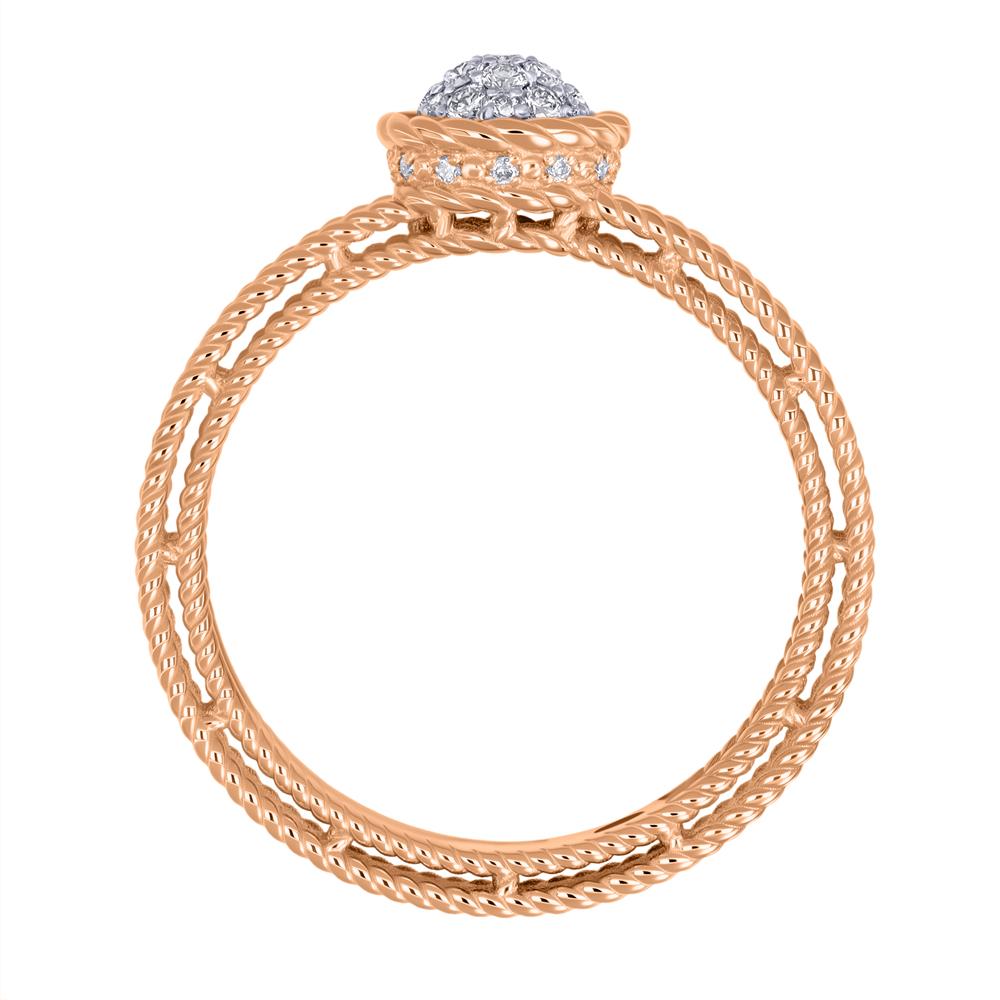 Помолвочное кольцо с бриллиантами 911971Б