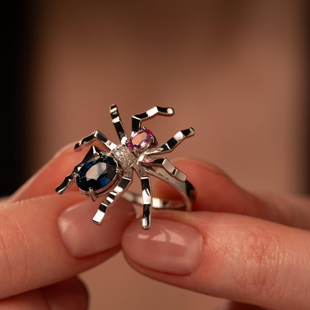 Кольцо из белого золота 921901С