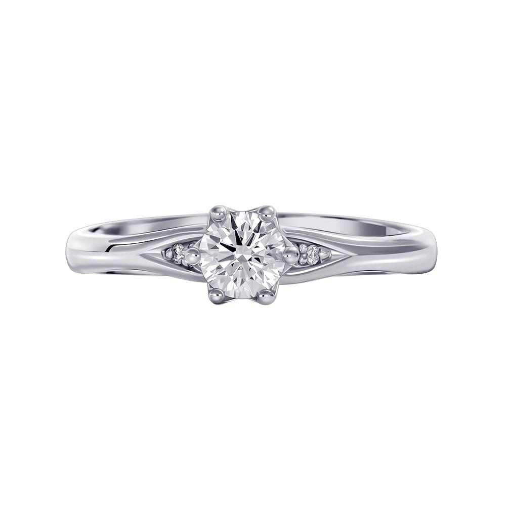 Кольцо из белого золота с бриллиантами 921711Б