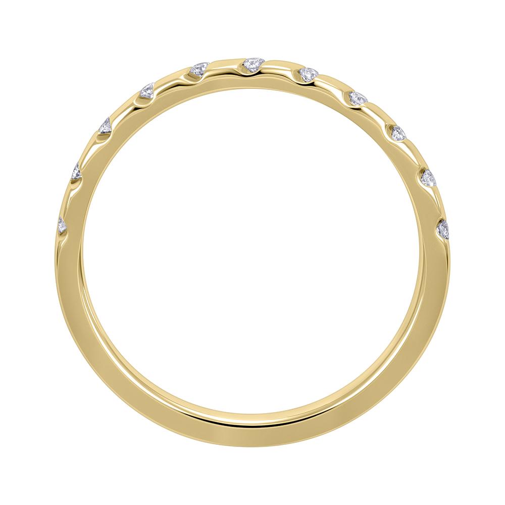 Кольцо из желтого золота с бриллиантами 9311045-2Б