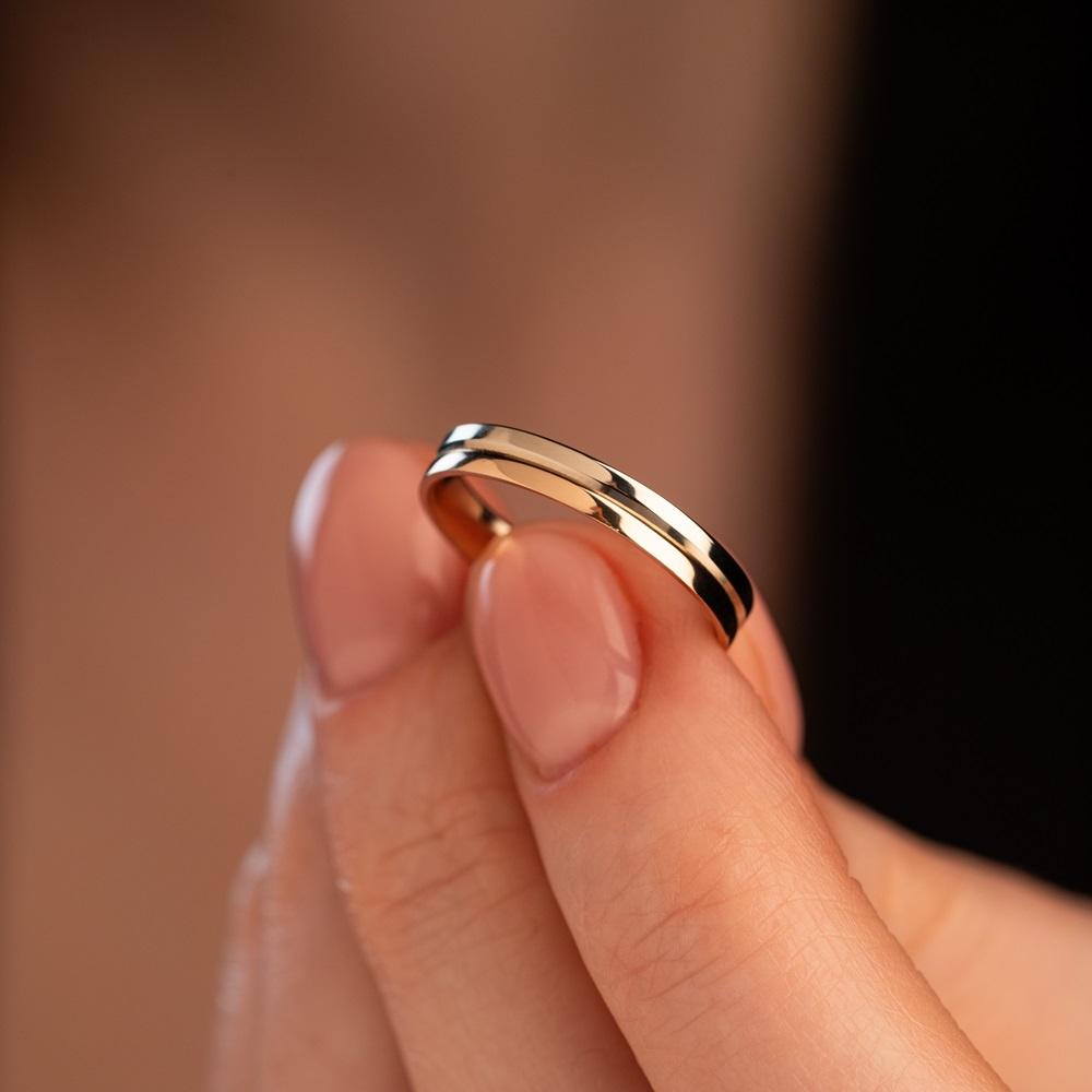 Обручальное кольцо из золота (синтеринг) 430-000-333