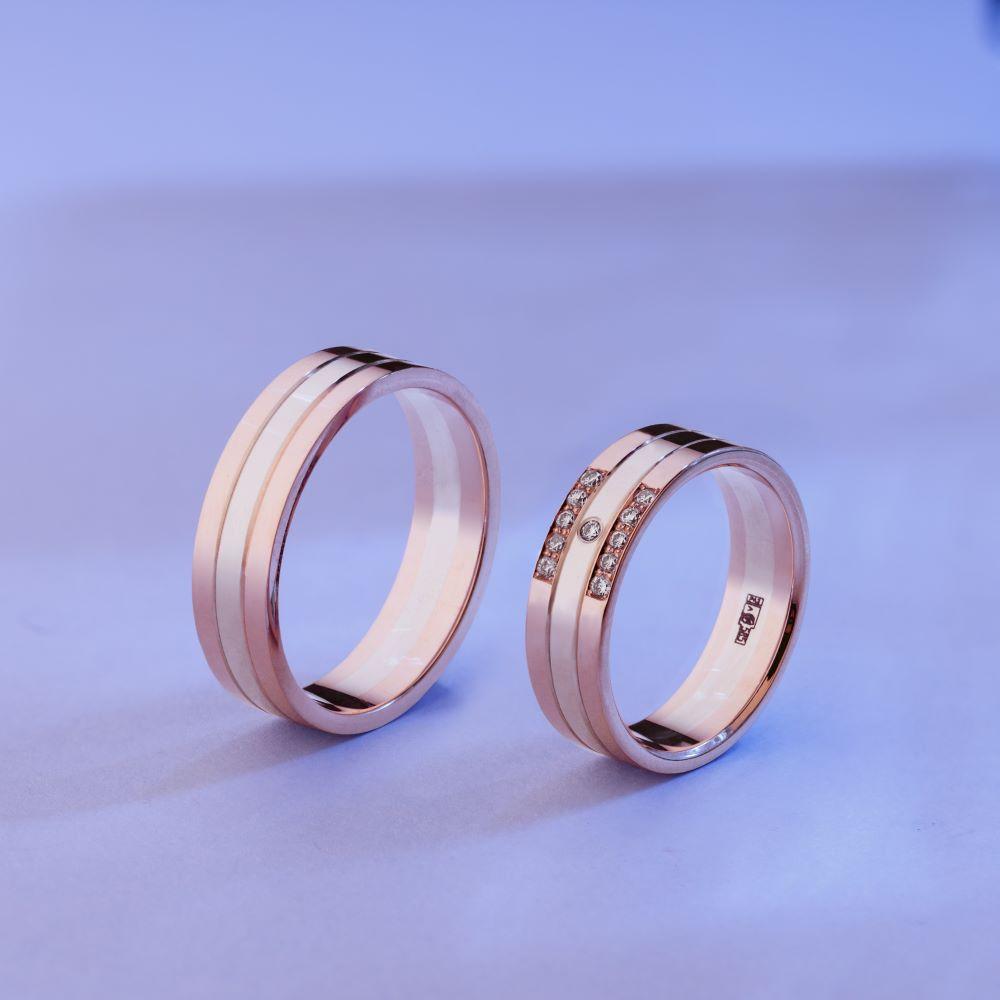 Обручальное кольцо из золота (синтеринг) 450-000-993