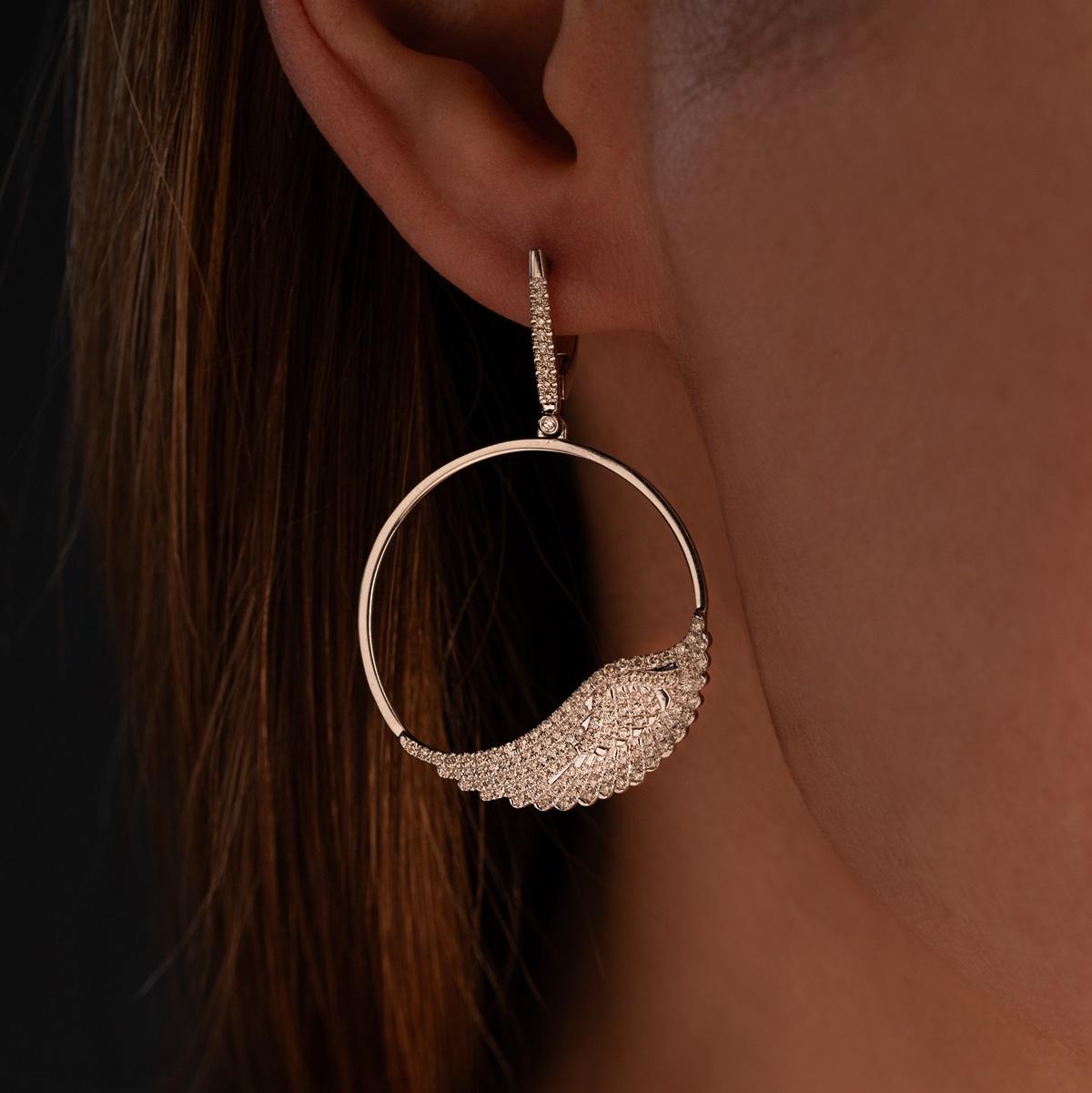 Серьги с бриллиантами 922906Б