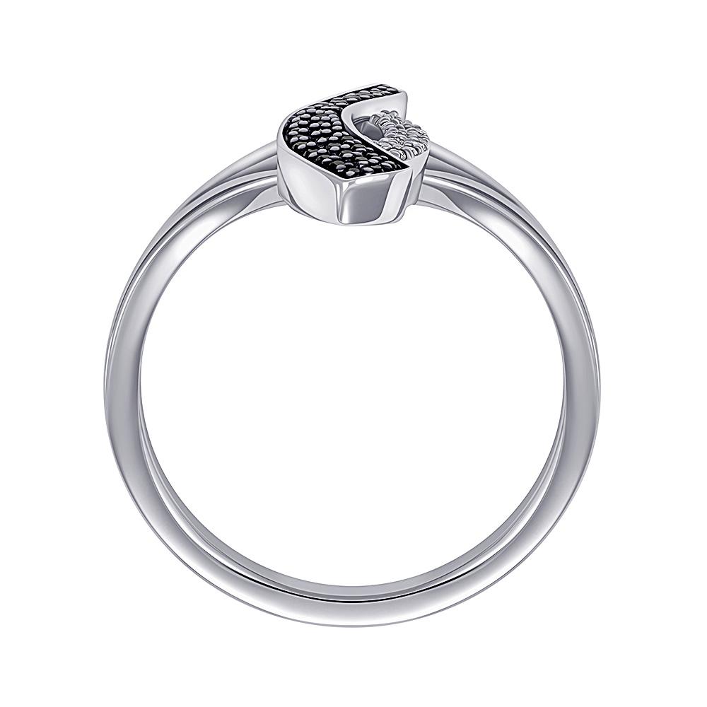 Кольцо из белого золота с бриллиантами 921845ЧБ