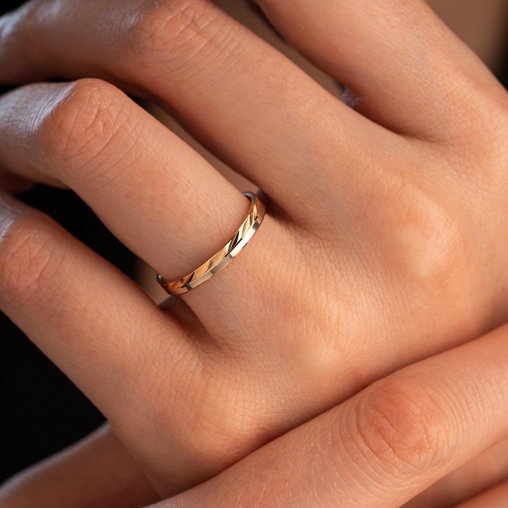 Обручальное кольцо из золота (синтеринг) 430-000-917