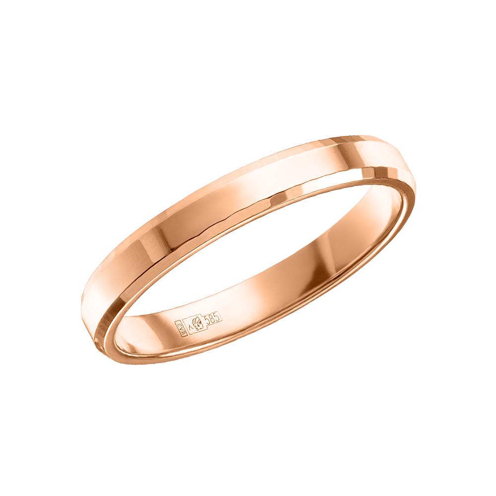 Обручальное кольцо из красного золота 200-000-354