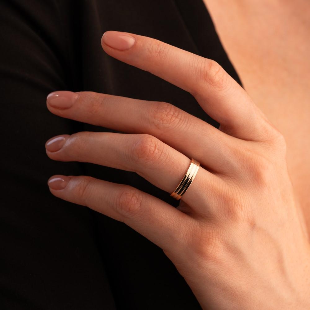 Обручальное кольцо из золота (синтеринг) 450-000-317