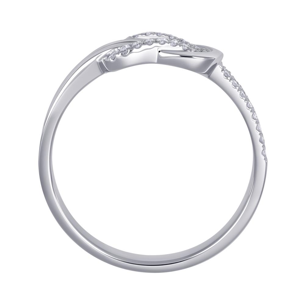 Кольцо из белого золота с бриллиантами 9211061Б