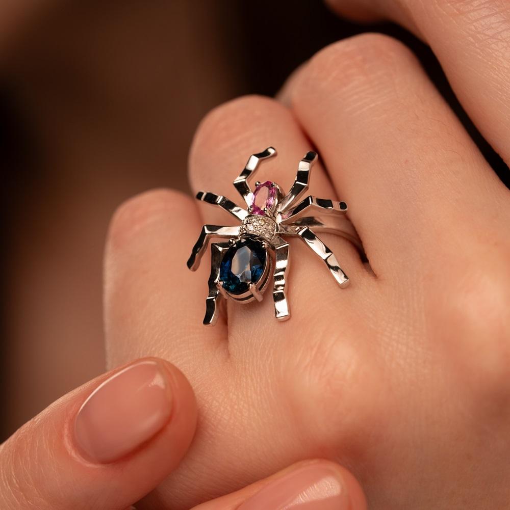 Кольцо из белого золота 921901С