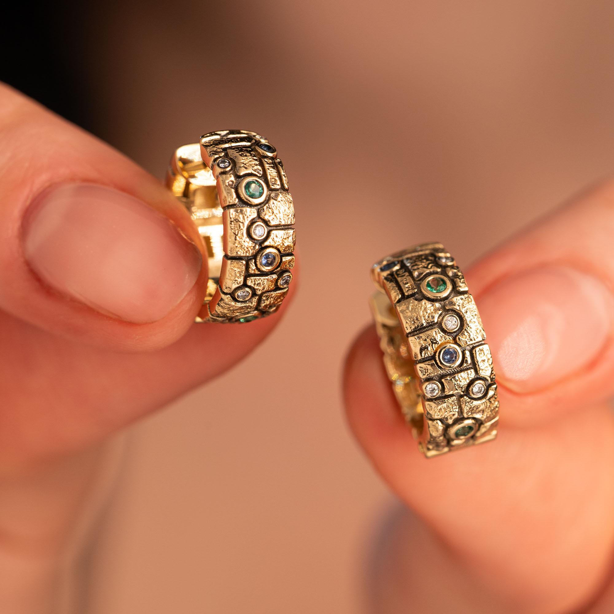 Серьги из желтого золота 9321070К
